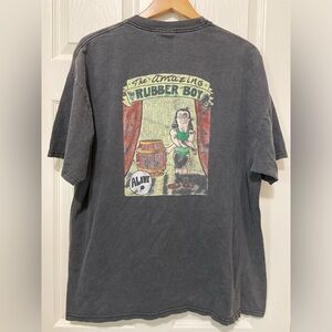 Vintage PENN & TELLER "The Amazing RUBBER BOY ALIVE" Crew (XL) T-Shirt
